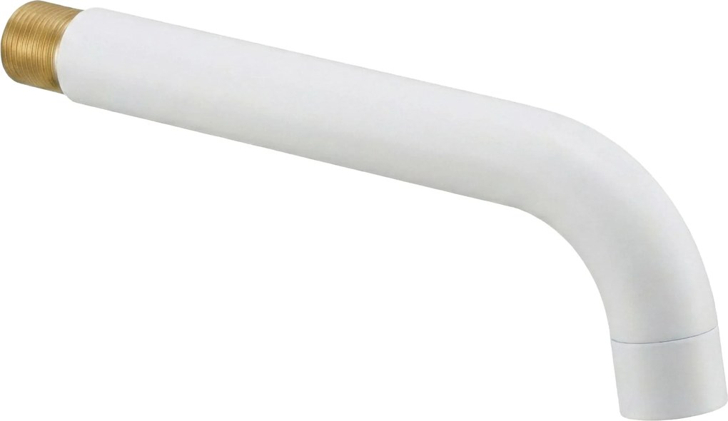 Wylewka do baterii podtynkowej Rea Lungo 20cm Biała