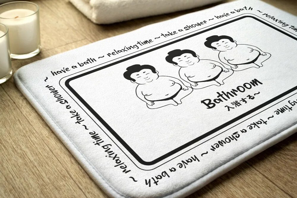 Dywanik łazienkowy Dywanik łazienkowy Zawodnicy Sumo