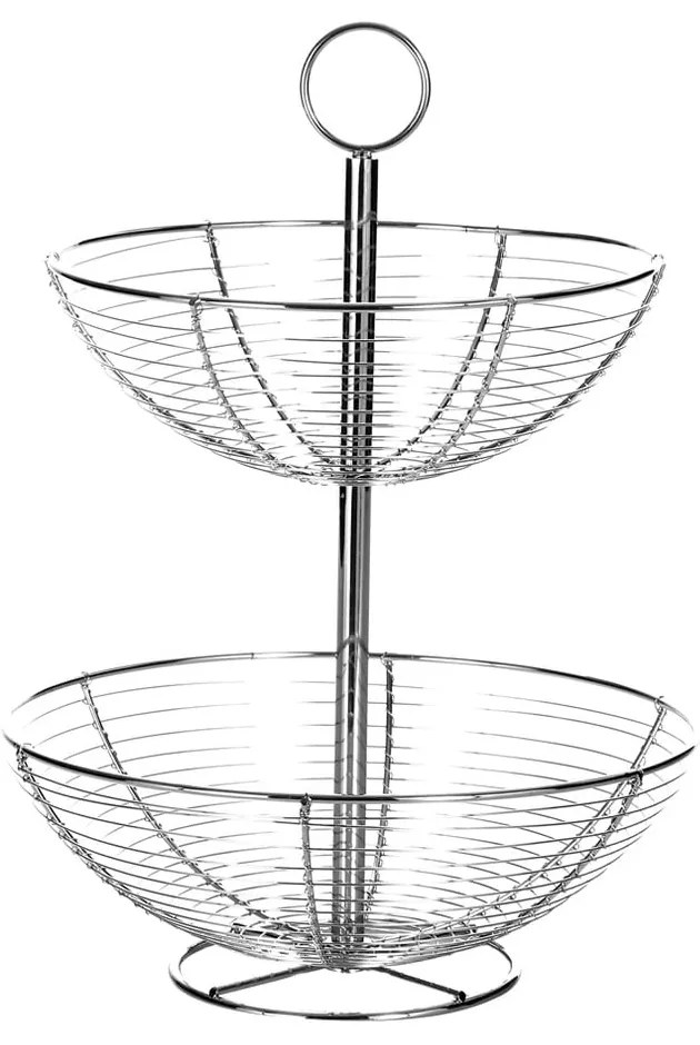 Metalowa etażerka Casa Selección Baker, wys. 41 cm
