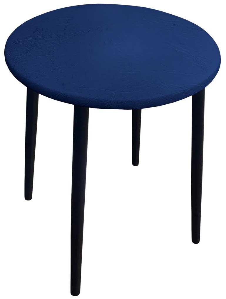 Taboret TRIX  AL15 granatowy podstawa czarna