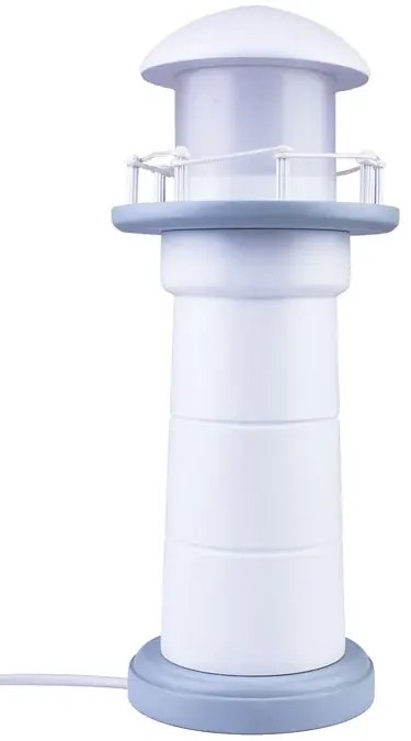 Biało-szara lampka nocna dziecięca LED latarnia - 5X S186 A2-L69