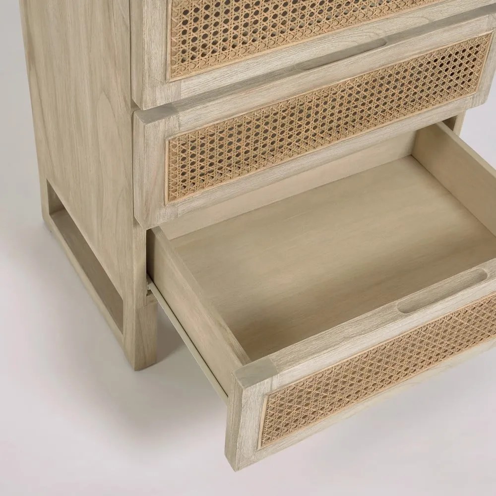 Komoda z 5 szufladami z drewna Mindi Kave Home Rexit