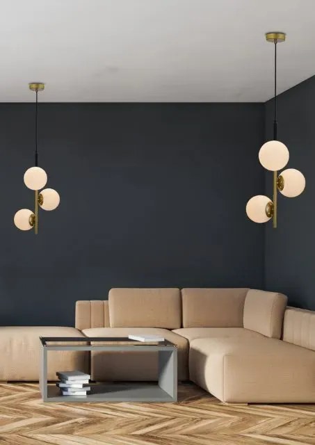 Nowoczesna potrójna lampa wisząca - 3X K488 W7-R31