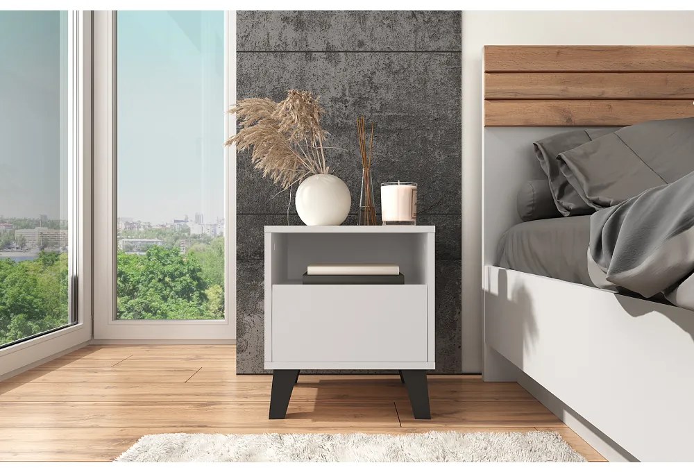 Szafka nocna BOGAN 1S, kaszmir