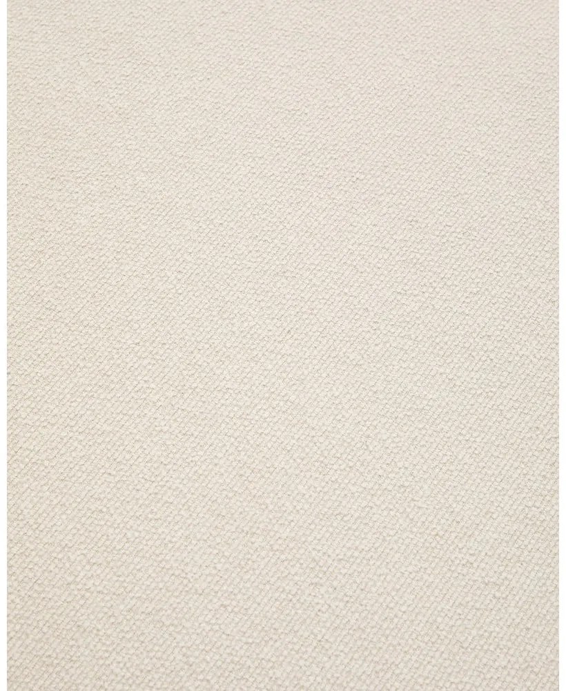 Beżowy podnóżek z materiału bouclé Aurum – Kave Home