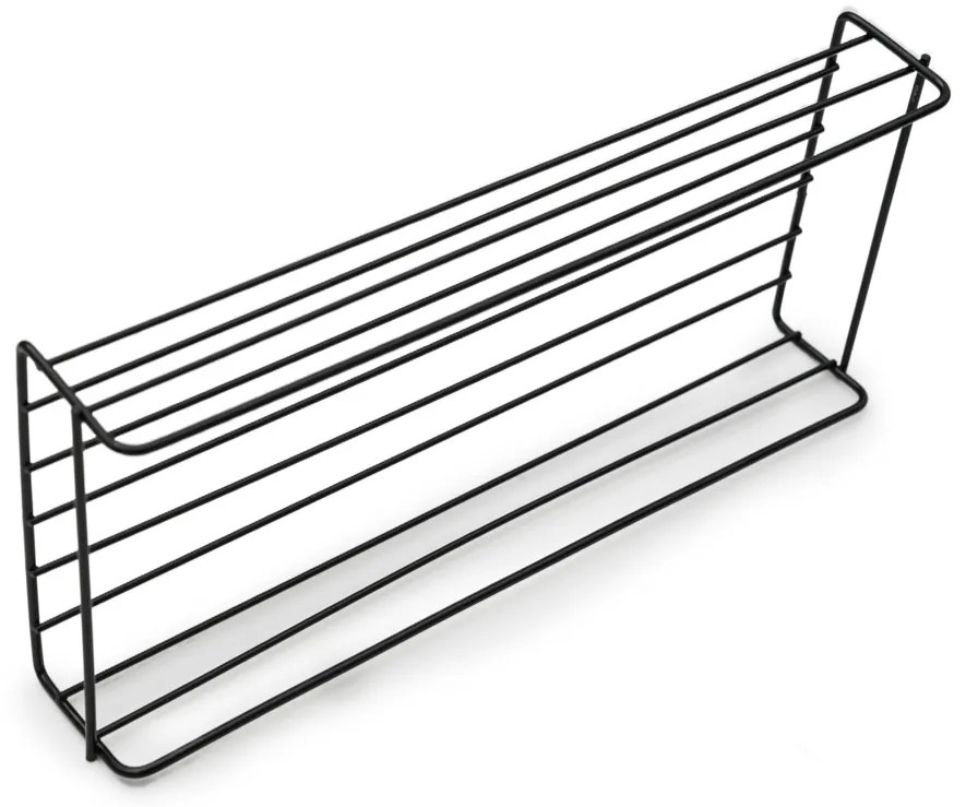 Półka łazienkowa bez wiercenia VIENTO, czarna