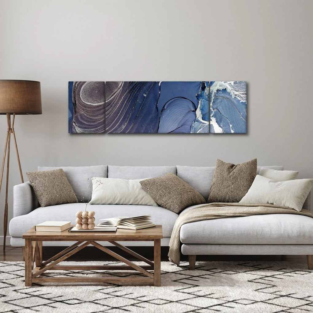 Obraz - Atrament marmurkowy (170x50 cm)