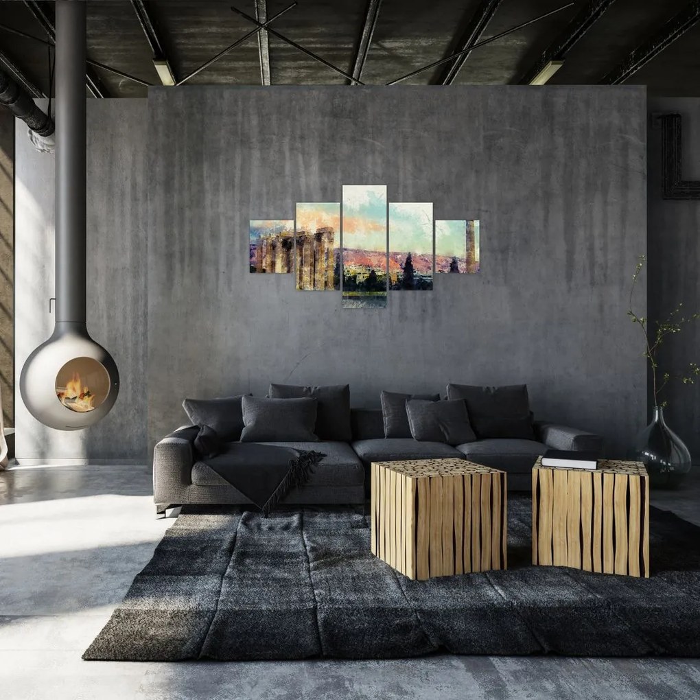 Obraz - Akropol, Ateny, Grecja (125x70 cm)