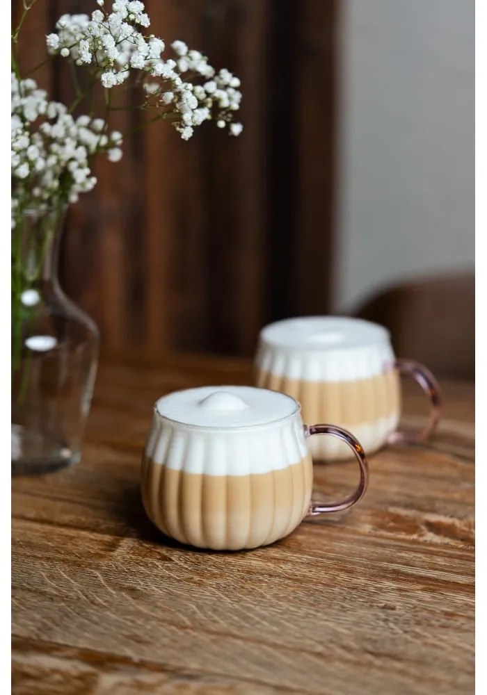 Kubki do cappuccino zestaw 2 szt. 350 ml Tulip – Vialli Design