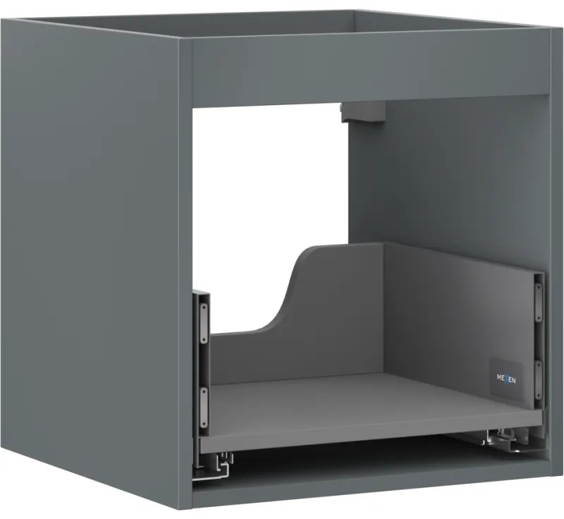 Mexen Box-A korpus szafki podumywalkowej 45 cm, 1 szuflada, grafit mat - 91AX0-0450-470-1-66