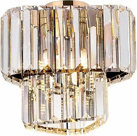 Zuma Line C0496-01G-F7AC - Lampa sufitowa HELIOS 1xG9/33W/230V śr. 21 cm złota