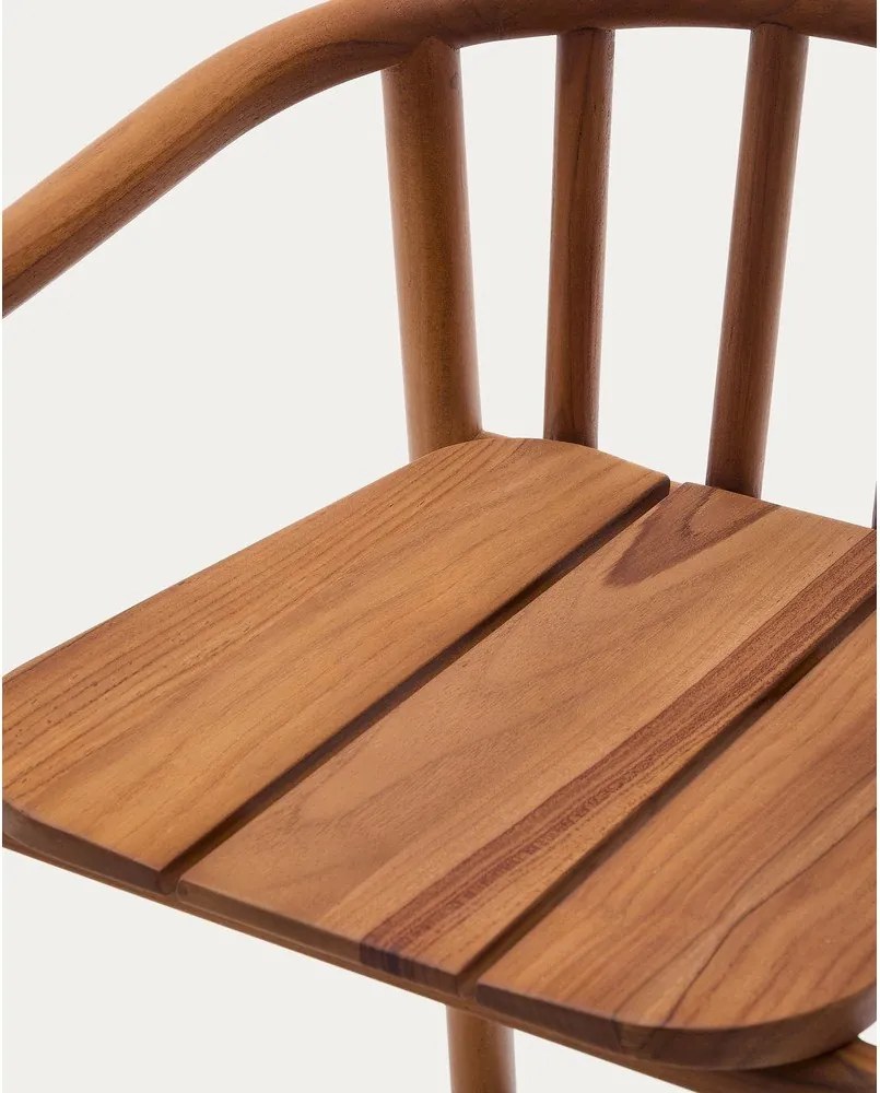 Drewniany hoker ogrodowy w naturalnym kolorze Turqueta – Kave Home