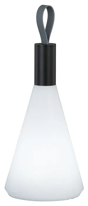 Biało-czarna lampa stołowa LED (wysokość 31,5 cm) Prian – Fischer & Honsel