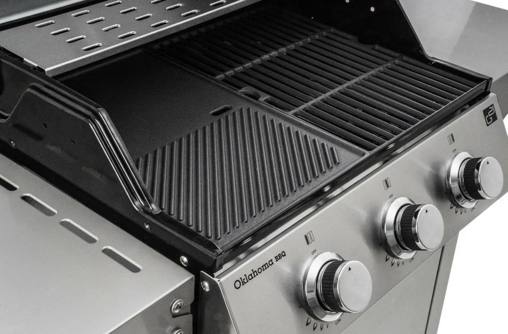 Grill gazowy G21 Oklahoma BBQ Premium Line 3 palniki + gratis reduktor ciśnienia