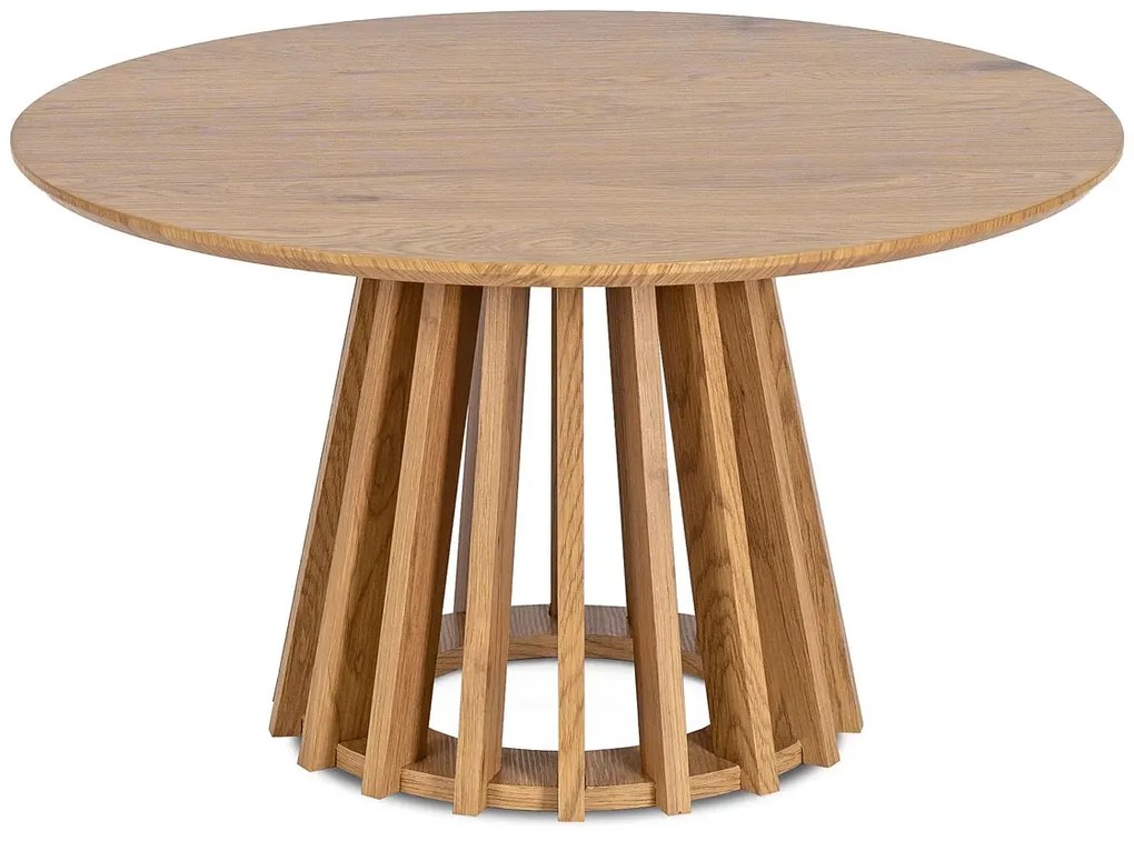 Lamelowy skandynawski stolik naturalny dąb P5-P10