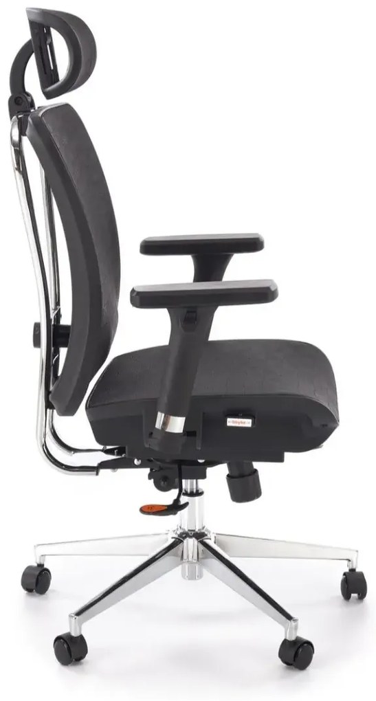 Fotel biurowy VIXEN czarny ergonomiczny HALMAR