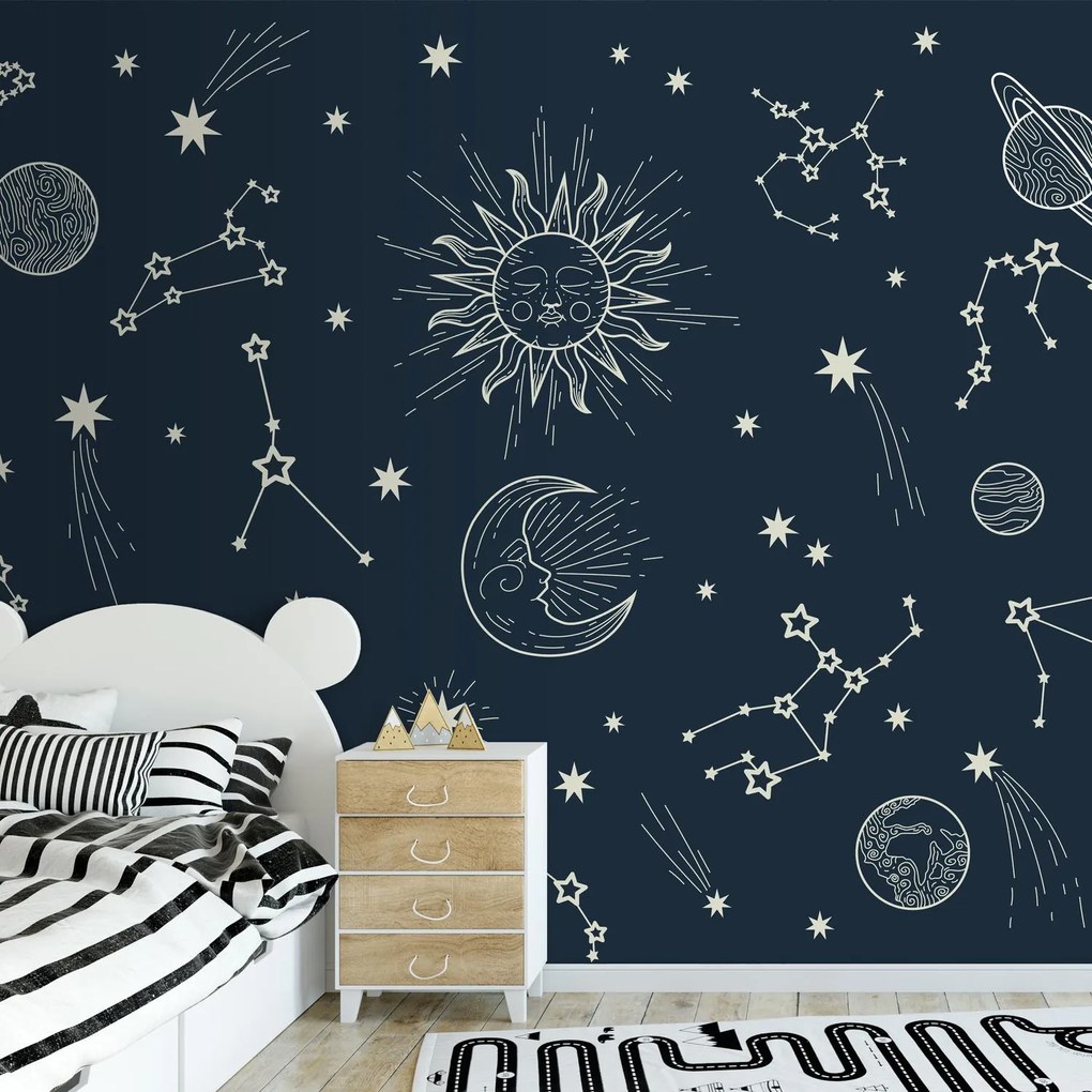 Fototapeta - Ciemna kontelacja (196x136 cm)