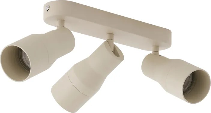 Okrągły reflektor sufitowy beżowy GU10 50 mm 3-punktowy - Stanley