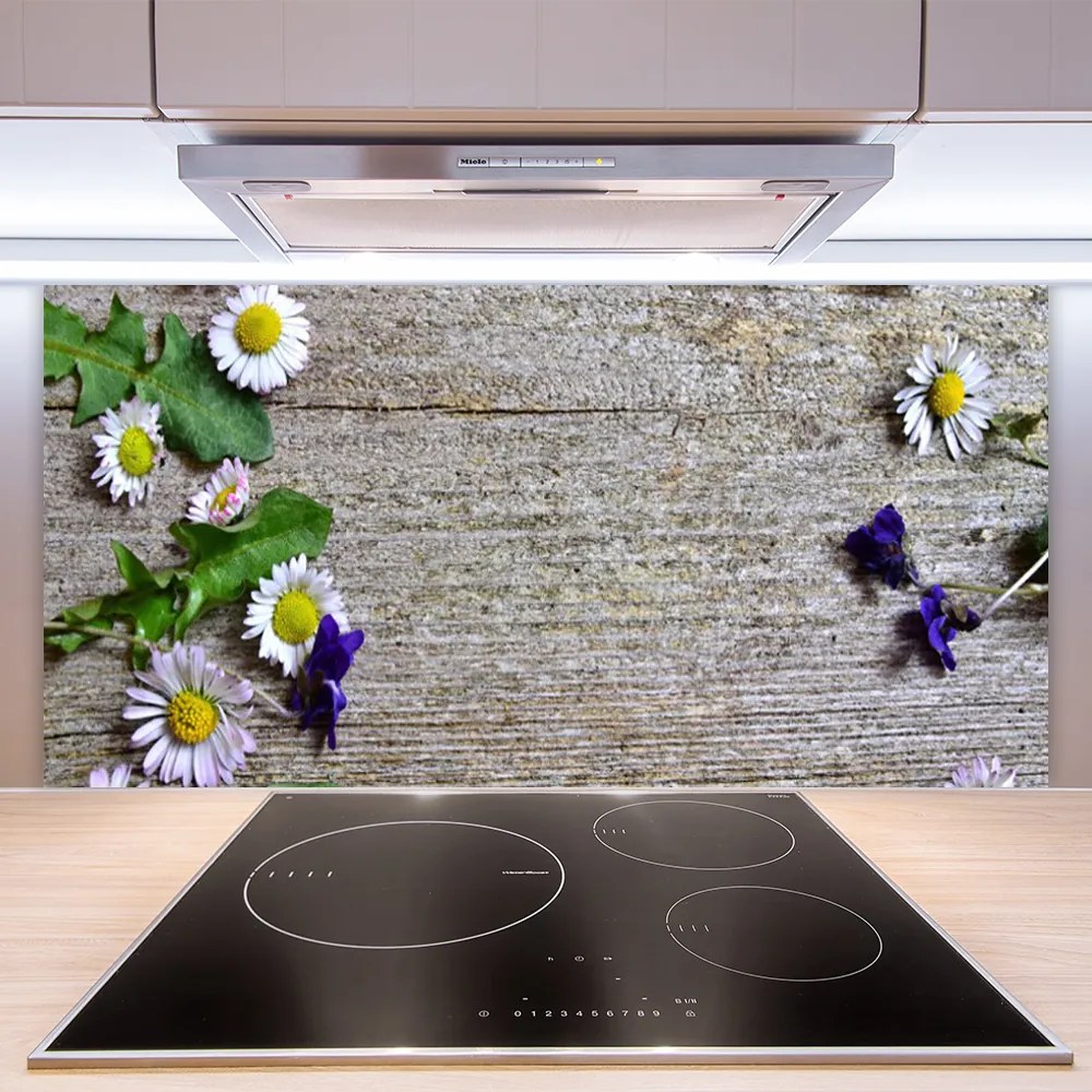 Panel nad blat kuchenny Urok Polnej Stokrotki