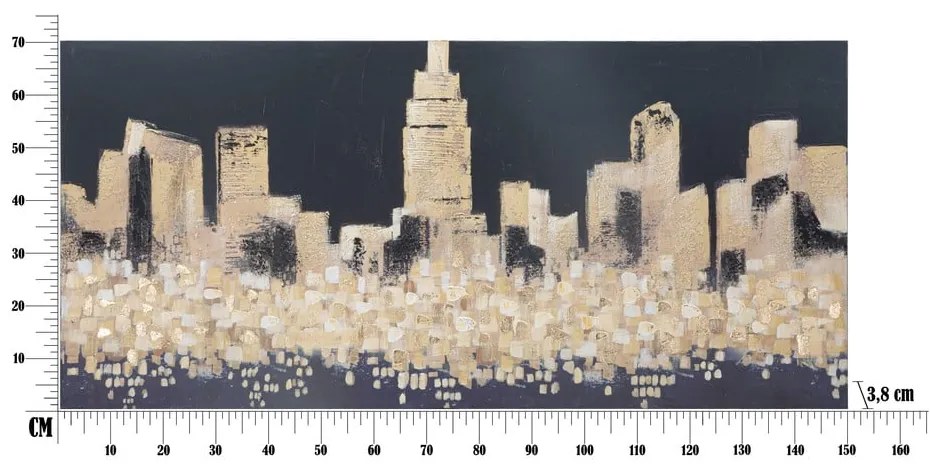 Obraz 150x70 cm Golden City – Mauro Ferretti