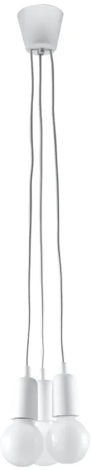 Biała industrialna lampa wisząca zwisy EX542 G4-C81