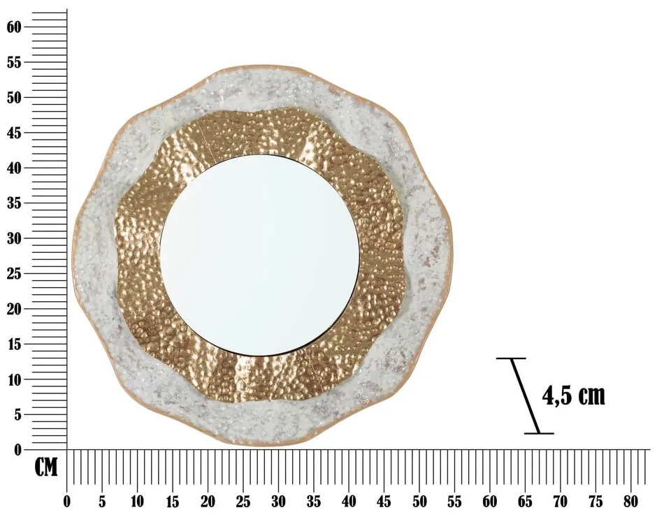Lustro ścienne ø 54,5 cm Shai – Mauro Ferretti
