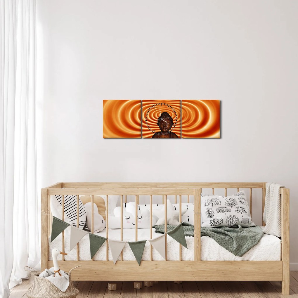 Obraz statuetki (z zegarem) (90x30 cm)