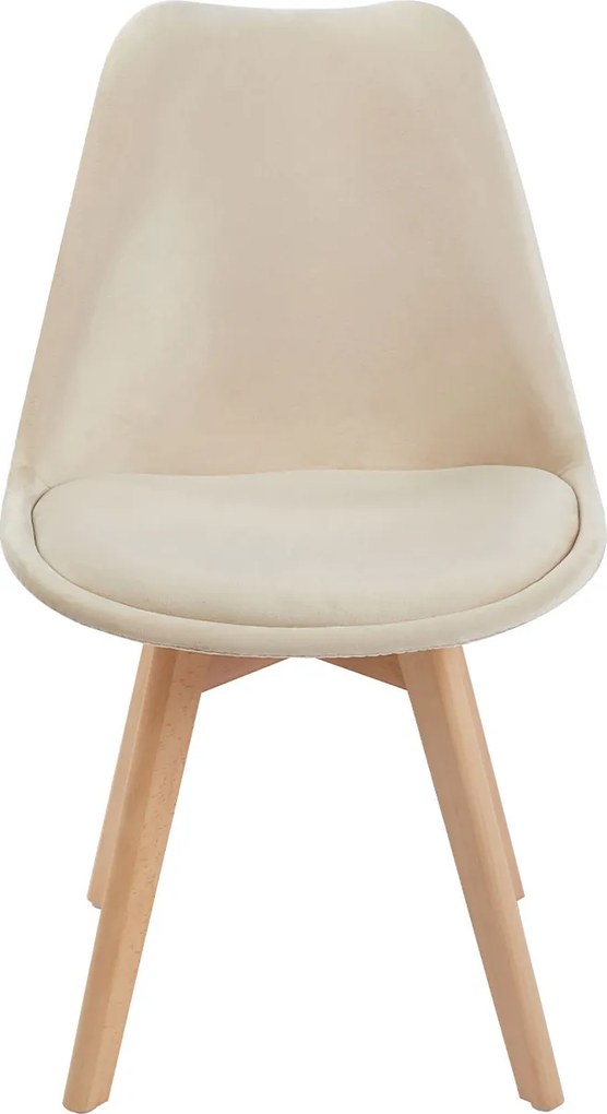 Zestaw 4 Krzese Synk Aksamitne