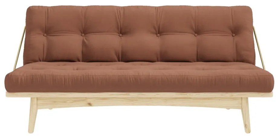 Sofa wielofunkcyjna Karup Design Folk Clear/Clay Brown