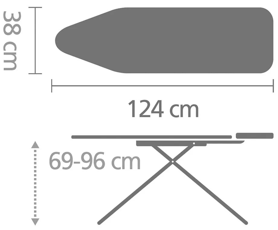 Deska do prasowania Denim Grey B – Brabantia