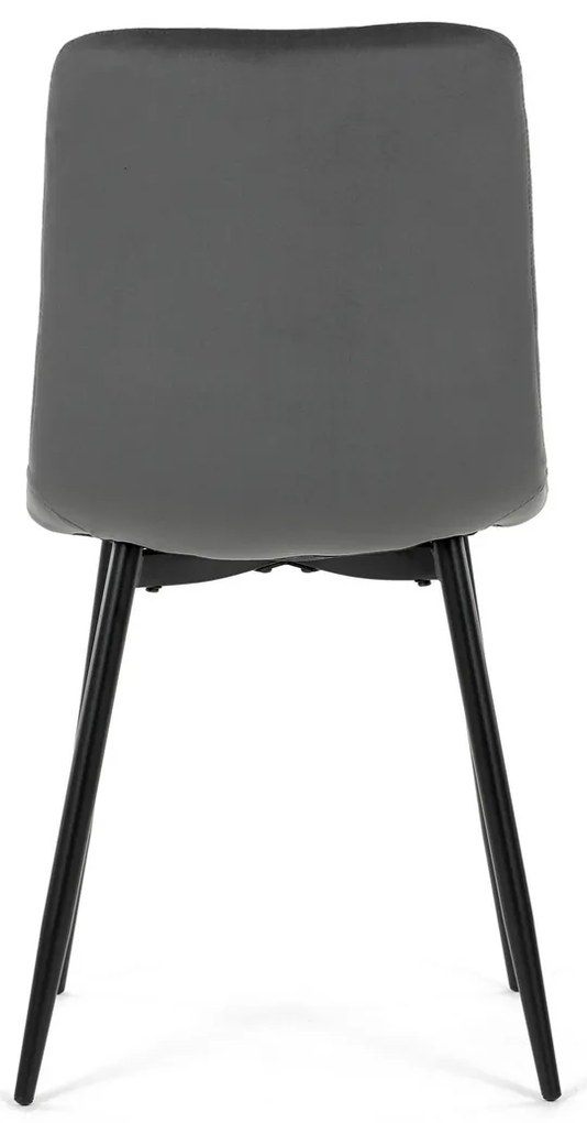 Zestaw krzeseł do jadalni CT-281 GREY4, 4 szt.