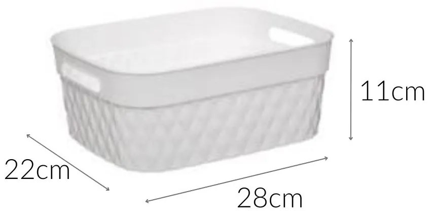 Pojemnik prostokątny RECTA, tworzywo sztuczne, 5 l
