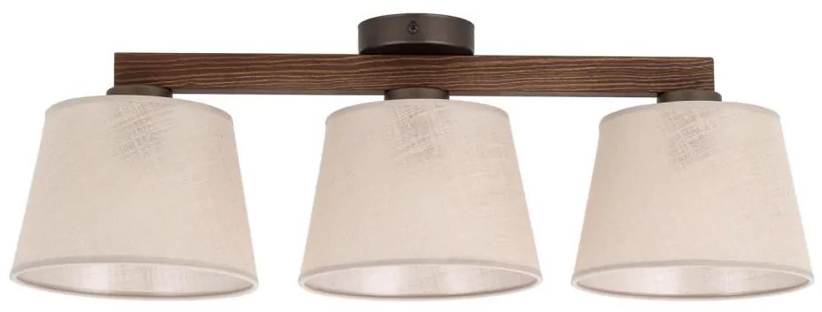 Brilagi - Przysufitowy żyrandol LATTE 3xE27/15W/230V sosna/beżowy