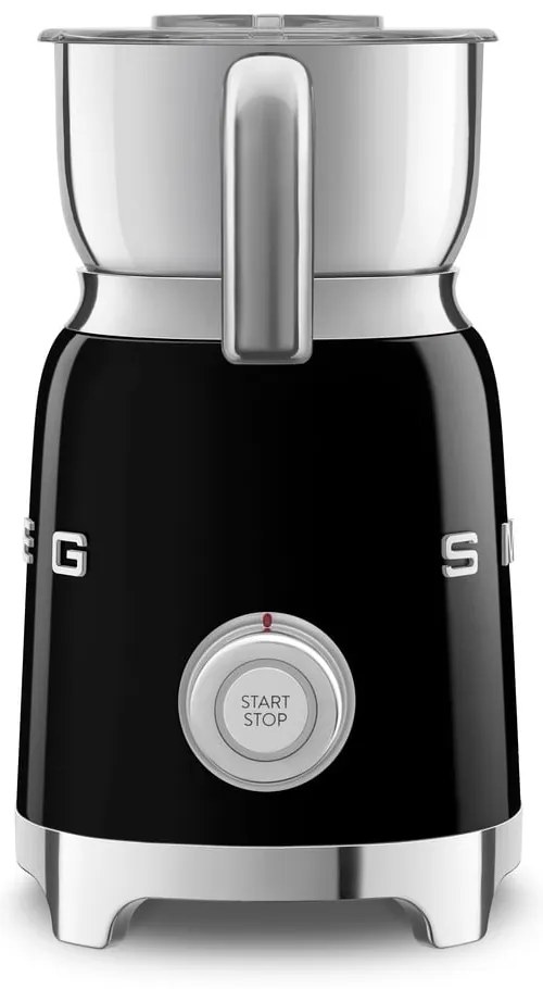 Czarny spieniacz do mleka Retro Style – SMEG