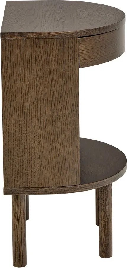 Szafka nocna w dekorze dębu w ciemnym naturalnym kolorze Paron – Actona