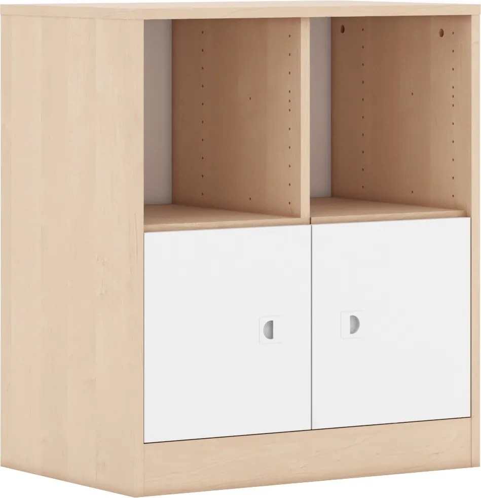 Szafka szkolna dwudrzwiowa Blox BASE 70 index 2PP-2R-2F1