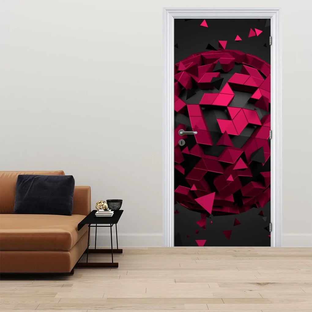 Fototapeta na drzwi - Abstrakcja 3D (95x205cm)
