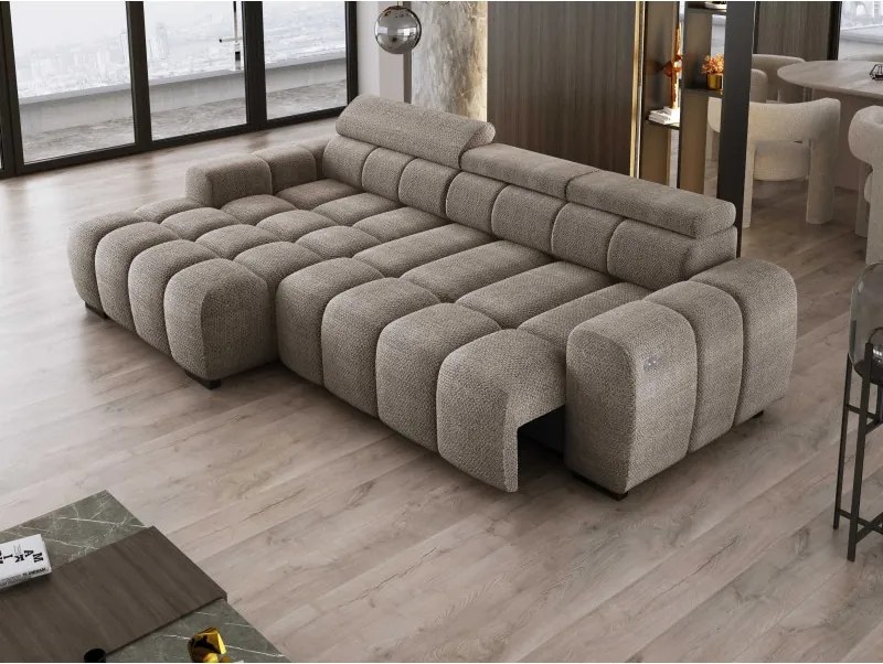 Narożnik BULL S - OMBO MINI Lewostronny z Elektryczną Regulacją EDEN 04