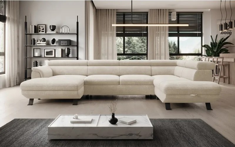 Narożnik RAVEN XL z funkcją spania WERSAL