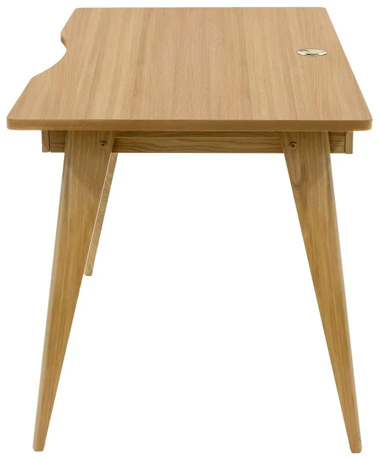 Biurko w dekorze dębu 70x140 cm Nice – Woodman