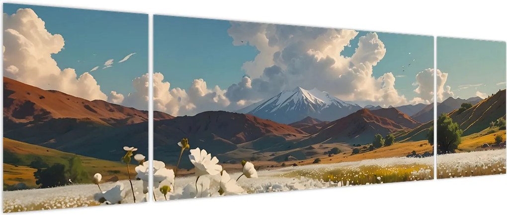 Obraz - Spokojny krajobraz (170x50 cm)