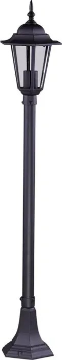 Czarna klasyczna lampa zewnętrzna słupek 3X S328 A1-C52
