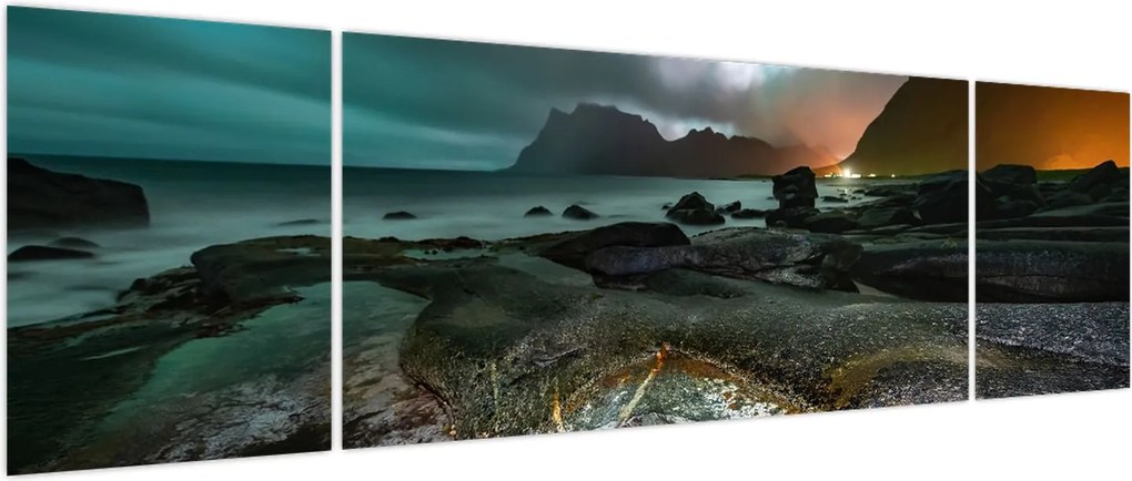 Obraz - Scena nocna (170x50 cm)