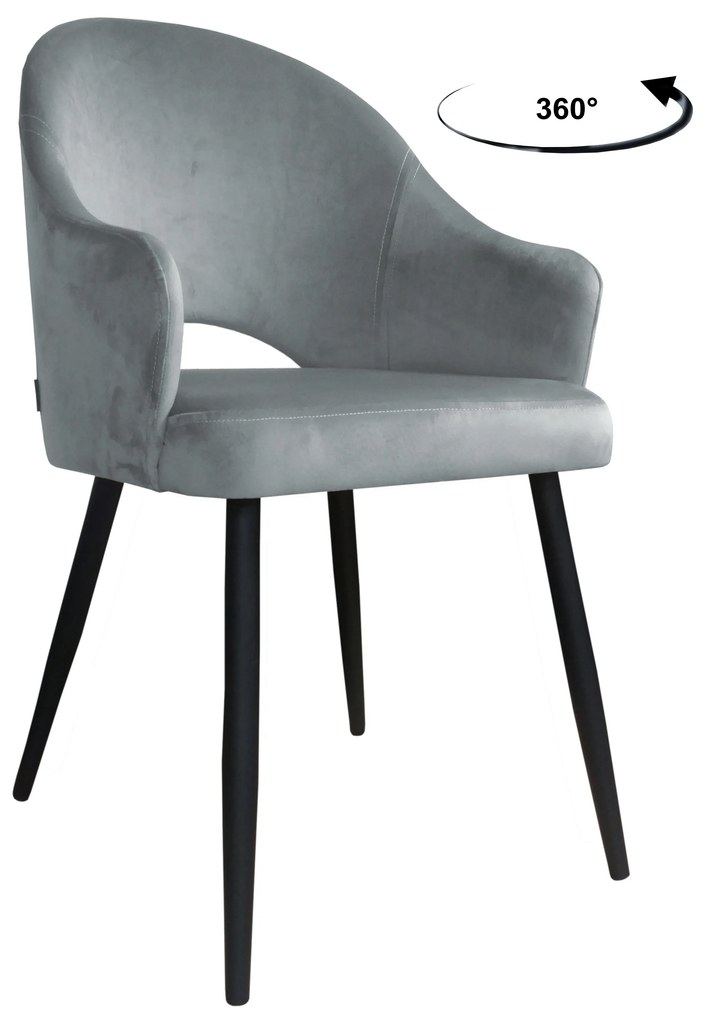 Krzesło obrotowe Velvet podstawa czarna MG17