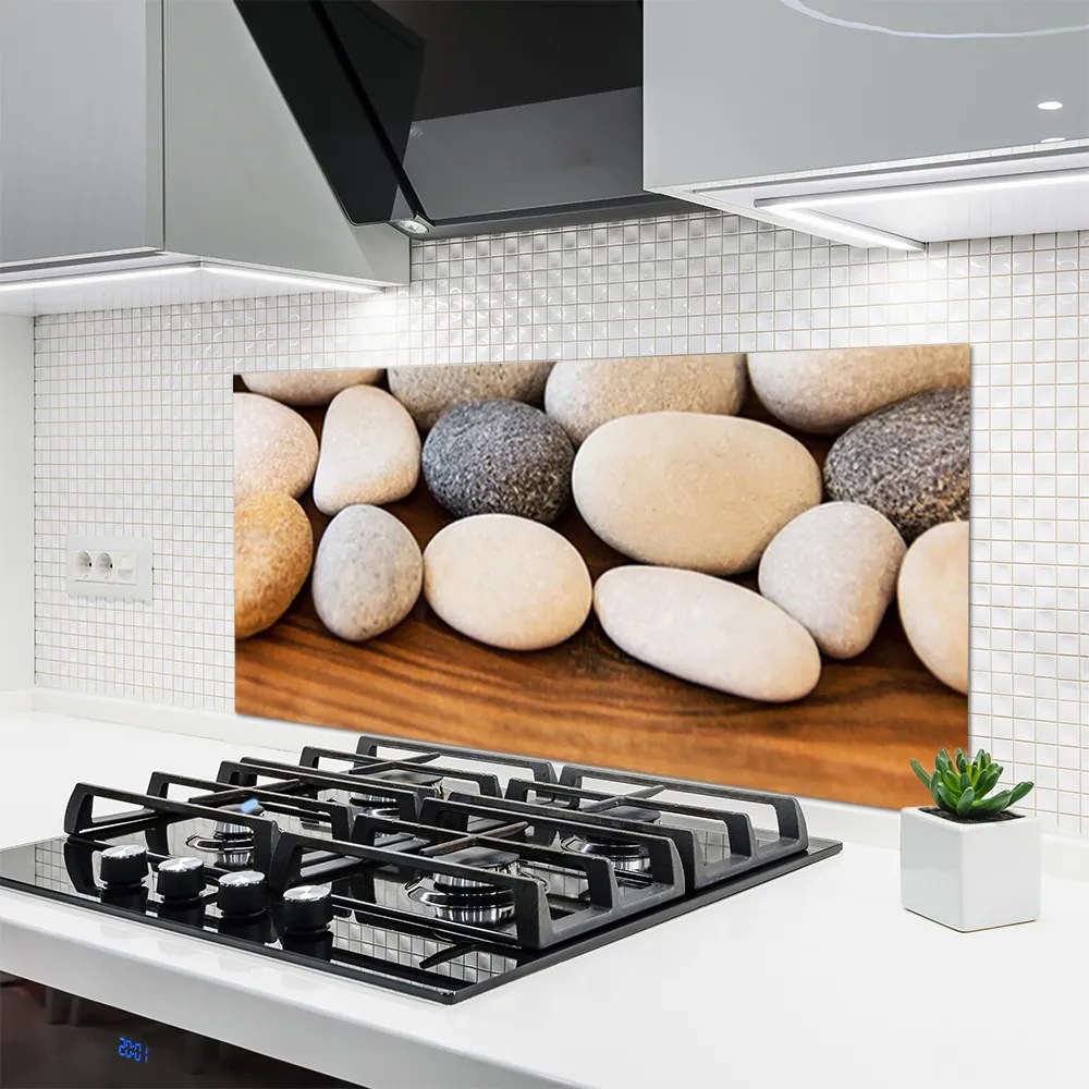 Panel nad blat kuchenny Kompozycja Polerowanych Kamieni