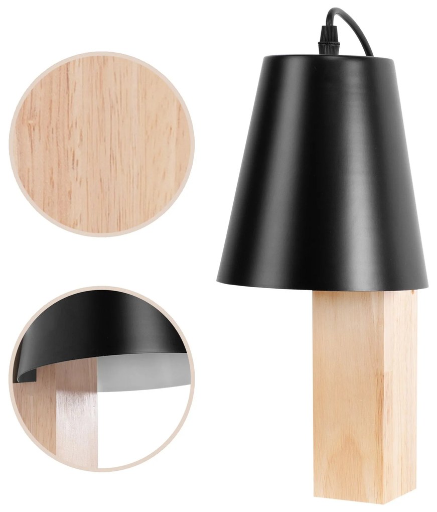 LAMPA KINKIET LOFT APP1279-1W BLACK