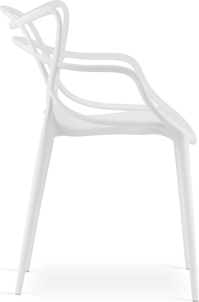Krzesło białe plastikowe KATO