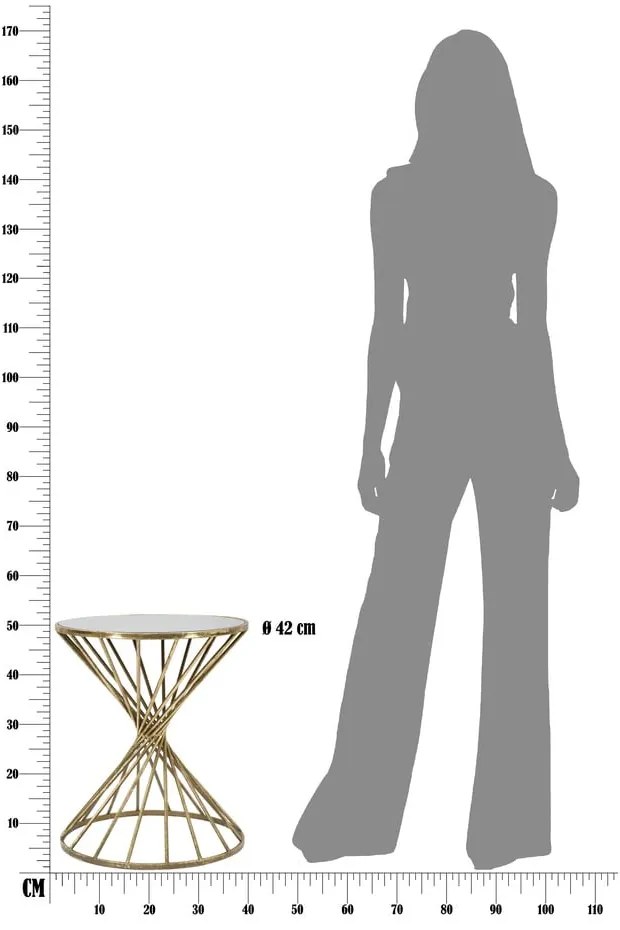 Okrągły stolik ø 42 cm Hypnos – Mauro Ferretti