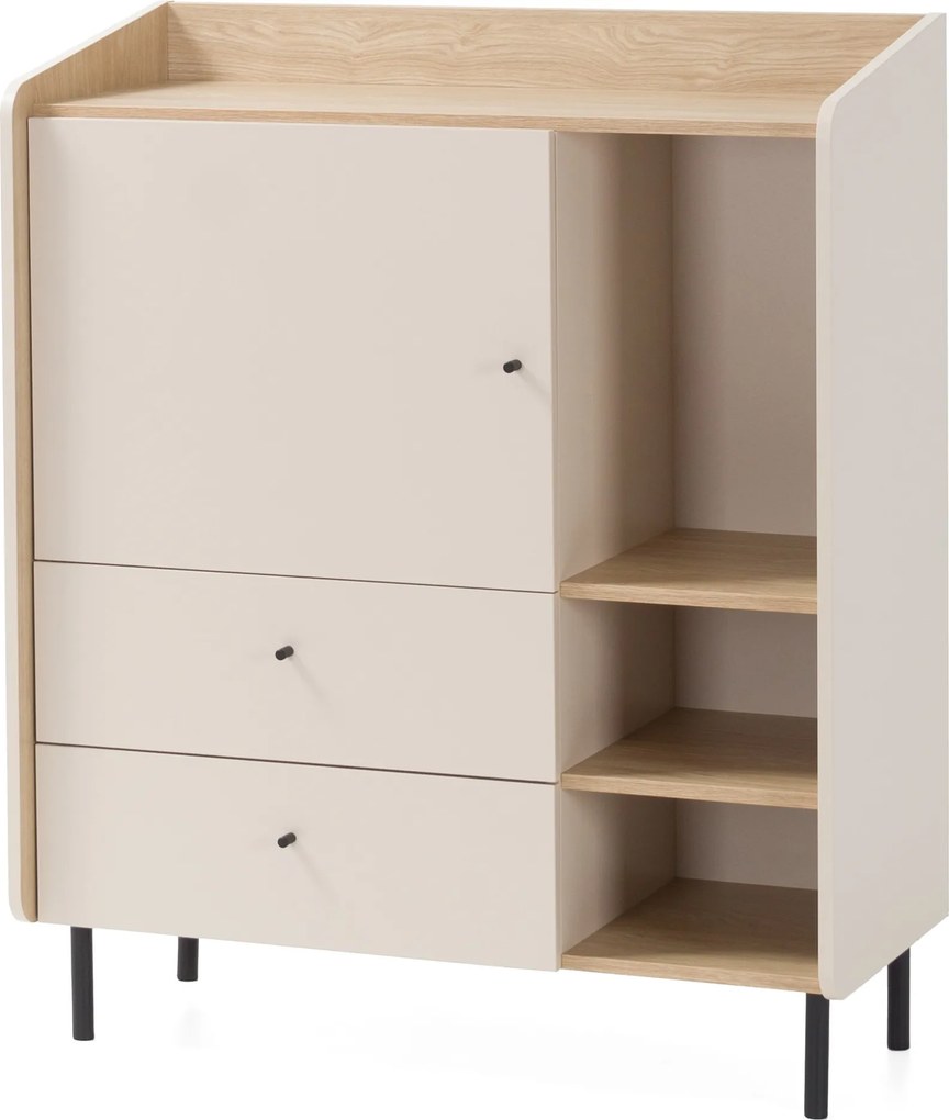 Komoda VETTA 95 cm do Salonu Sypialni Odcienie beżu