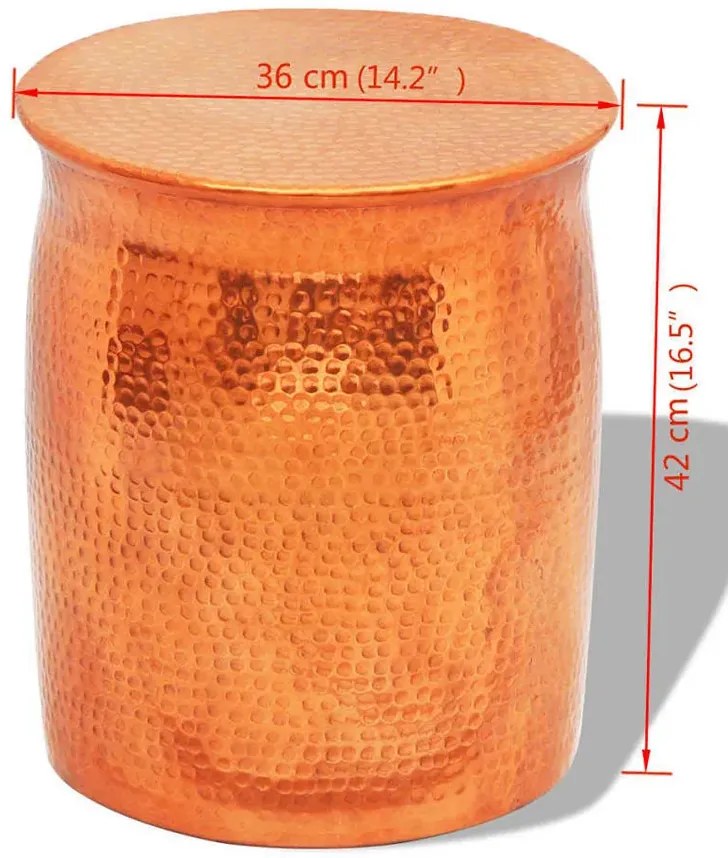 Stolik kawowy w kolorze mosiądzu P5-S43